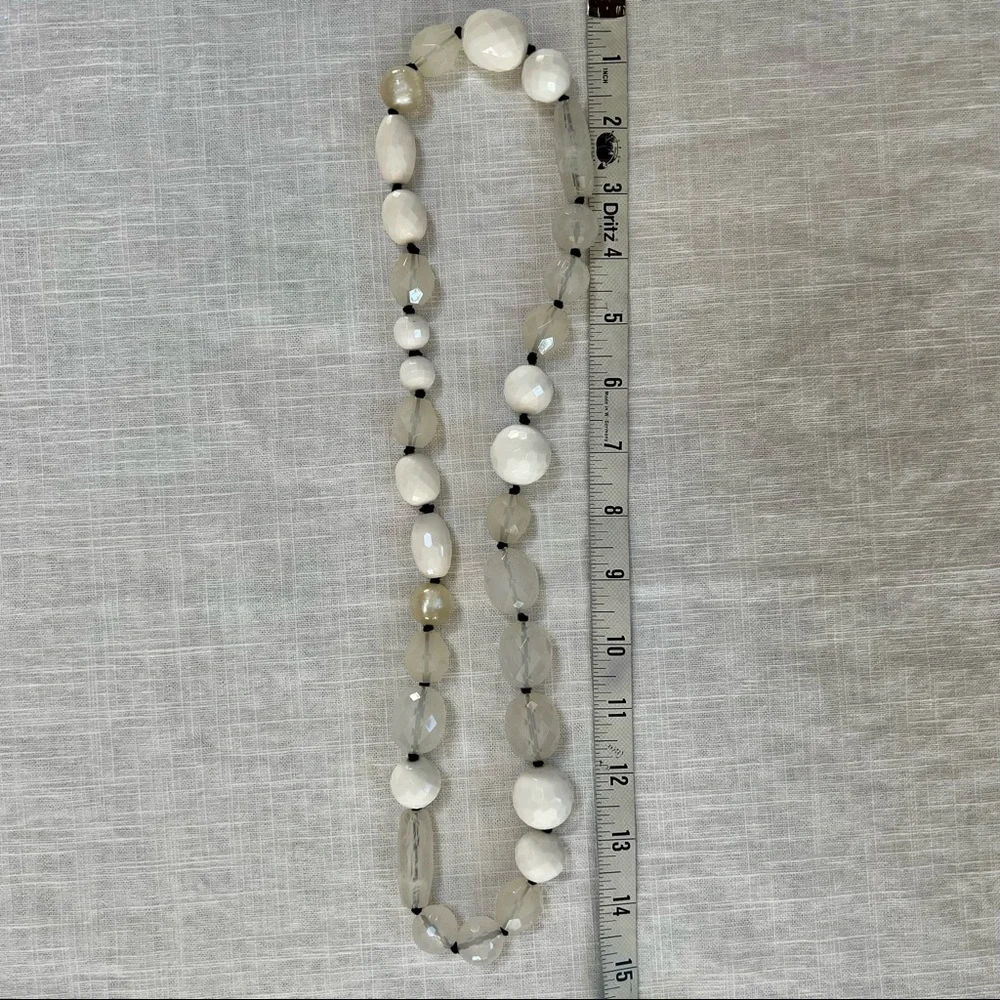 Resin beaded necklace from Banana Republic